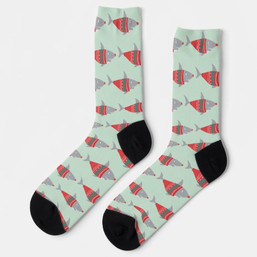 Grappig kerstcadeautje All-Over-Print Socks Sokken (Links)