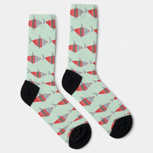 Grappig kerstcadeautje All-Over-Print Socks Sokken (Rechts)