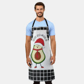 Grappig kerstcadeautje Avocado voor hem Schort (Gedragen)