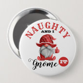 Grappig kerstcadeautje Button (Voorkant /achterkant)