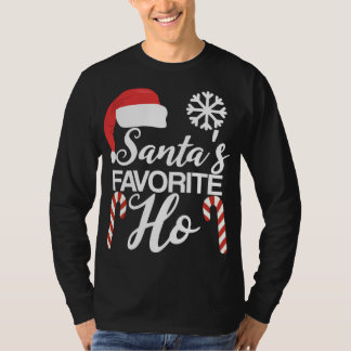 Grappig kerstcadeautje Familie Pajama Santas Gunst T-shirt