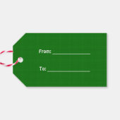 Grappig kerstcadeautje Feline Festive Holiday Pun Cadeaulabel (Achterkant Horizontaal)