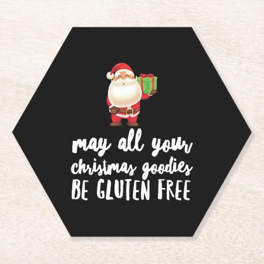 Grappig kerstcadeautje gratis kartonnen onderzetters (Voorkant)