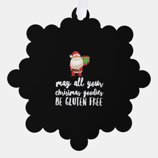 Grappig kerstcadeautje gratis ornament kaart (Voorkant)