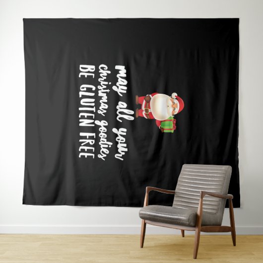 Grappig kerstcadeautje gratis wandkleed (In Situ (horizontaal))