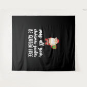 Grappig kerstcadeautje gratis wandkleed (Voorkant (horizontaal))