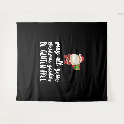 Grappig kerstcadeautje gratis wandkleed (Voorkant (horizontaal))