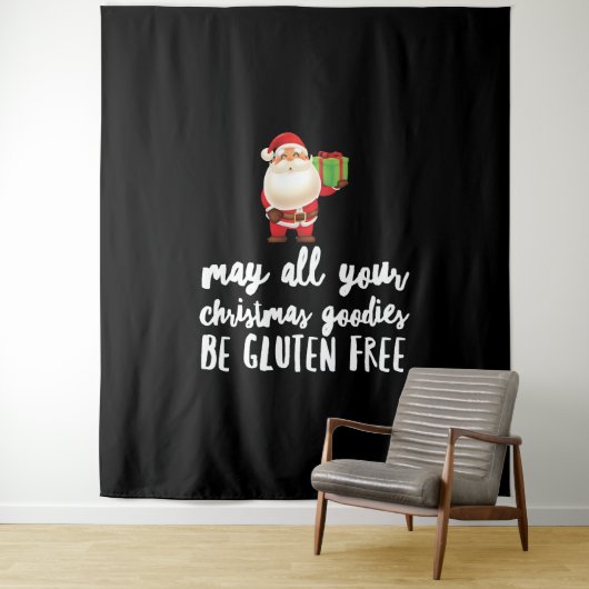 Grappig kerstcadeautje gratis wandkleed (In situ)