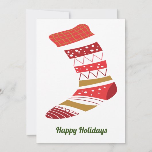 Grappig kerstcadeautje Kaart Holder (Achterkant)