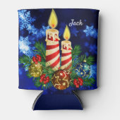 Grappig kerstcadeautje met stuffer, aangepaste naa blikjeskoeler (Voorkant)