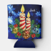 Grappig kerstcadeautje met stuffer, aangepaste naa blikjeskoeler (Achterkant)