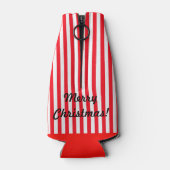 Grappig kerstcadeautje met stuffer JOUW NAAM Beer Flesjeskoeler (Achterkant)