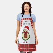 Grappig kerstcadeautje voor haar schort (Gedragen)