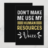 Grappig kerstcadeautje voor het menselijk potentie kaart (Voorkant / Achterkant)