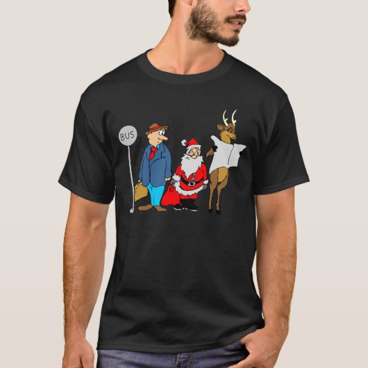 Grappig kerstcadeautjes t-shirt (Voorkant)