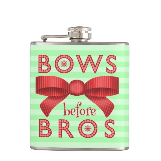 Grappig kerstcadeautjes voor Bros Cute Heupfles (Voorkant)