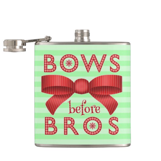 Grappig kerstcadeautjes voor Bros Cute Heupfles (Geopend)
