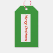 Grappig kerstcadeautjes voor Labels met kerstcadea Cadeaulabel (Achterkant)