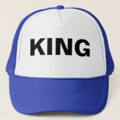 Grappig kerstcadeautjes voor pap KING Trucker Pet (Voorkant)