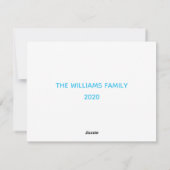 Grappig kerstCarolers in Face Mask Holiday Feestdagenkaart (Achterkant)