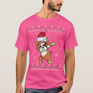 Grappig Kerstdabbing Boxer Lover Shirt I Love M