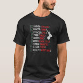 Grappig kerstdeer Hunters's rendiervlees T-shirt (Voorkant)