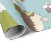 Grappig kerstegel-Kind Cadeaupapier (Rol Hoek)