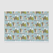 Grappig kerstegel-Kind Tissuepapier (Voorkant)