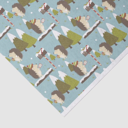 Grappig kerstegel-Kind Tissuepapier (Detail)