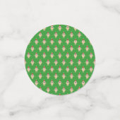 Grappig kerstei, gepersonaliseerd confetti (Kleine voorkant)