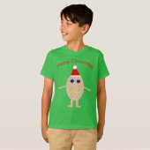 Grappig kerstei Kinder T Shirt (Voorkant volledig)