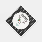 Grappig kerstfeest 2021. Lieve wat een jaar rendie Servet (Hoek)