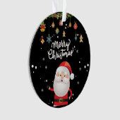 Grappig kerstfeest 2022 ornament (voorkant)