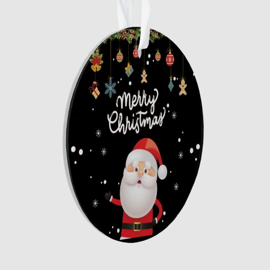 Grappig kerstfeest 2022 ornament (voorkant)