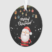 Grappig kerstfeest 2022 ornament (voorkant)