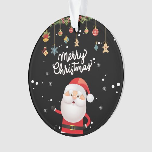 Grappig kerstfeest 2022 ornament (voorkant)