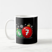 Grappig kerstfeest 67 Zes Zeven Meme Gen Alpha Jar Koffiemok (Links)