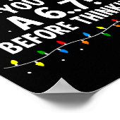 Grappig kerstfeest 6 7 Meme Zal waarschijnlijk 67 Poster (Hoek)