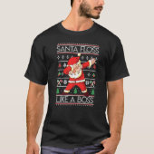 Grappig kerstfeest als een kerstkerstmankreet. t-shirt (Voorkant)