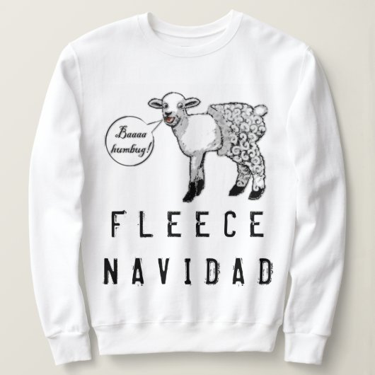 Grappig kerstfeest Bah Humbug Trui (Design voorkant)