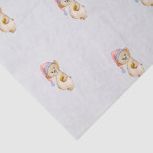 Grappig Kerstfeest beer in een Kerstmuts in waterv Tissuepapier (Detail)