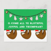 Grappig kerstfeest briefkaart (Voorkant)