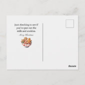 Grappig Kerstfeest Briefkaart (Achterkant)