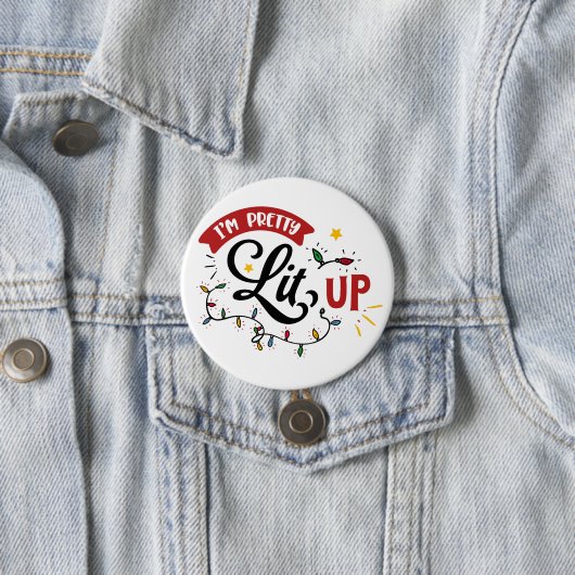 Grappig kerstfeest Button (In situ)