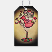 Grappig kerstfeest cadeaulabel (Voorkant)