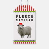 Grappig kerstfeest cadeaulabel (Voorkant)