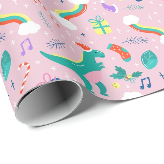 Grappig kerstfeest cadeaupapier (Rol Hoek)