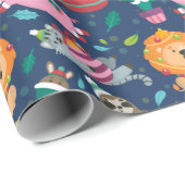 Grappig kerstfeest cadeaupapier (Rol Hoek)