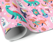 Grappig kerstfeest cadeaupapier (Rol Hoek)