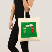Grappig kerstfeest Cartoon Kokerspecerijen Tote Bag (Voorkant (product))